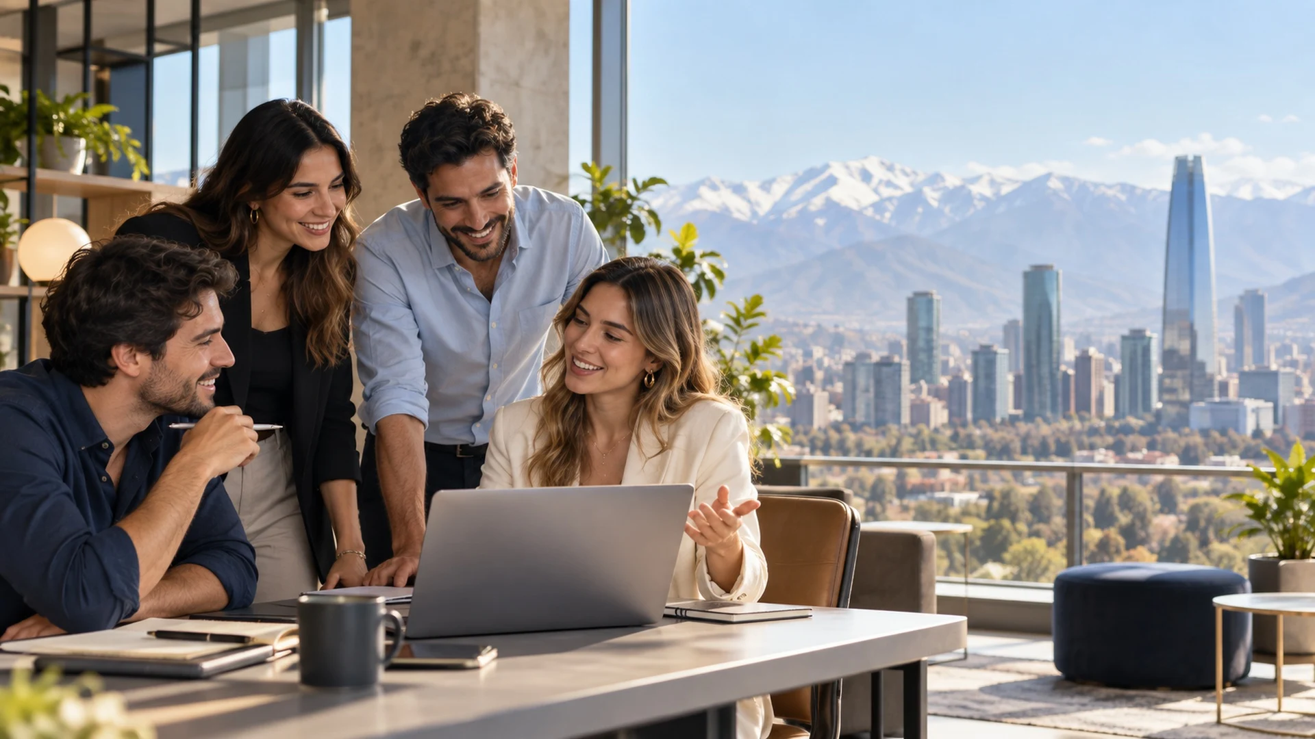 Equipo de la agencia de marketing digital CimaMKT en Santiago