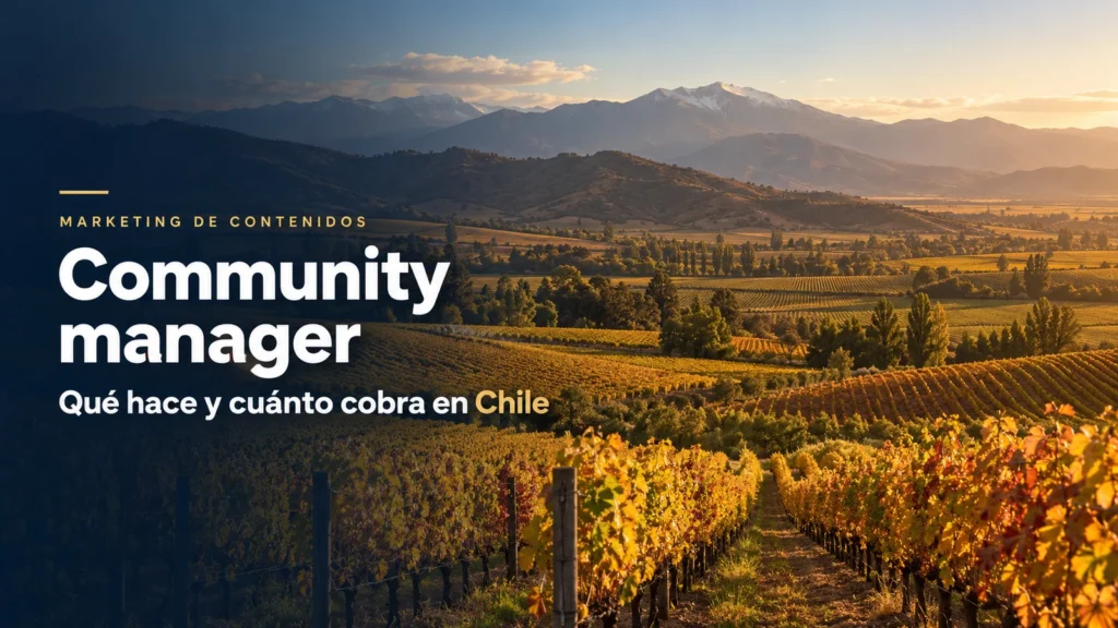 Viñedos del Valle de Colchagua: qué hace un community manager y cuánto cobra en Chile