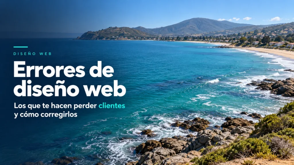 Playa de Papudo: errores de diseño web que hacen perder clientes