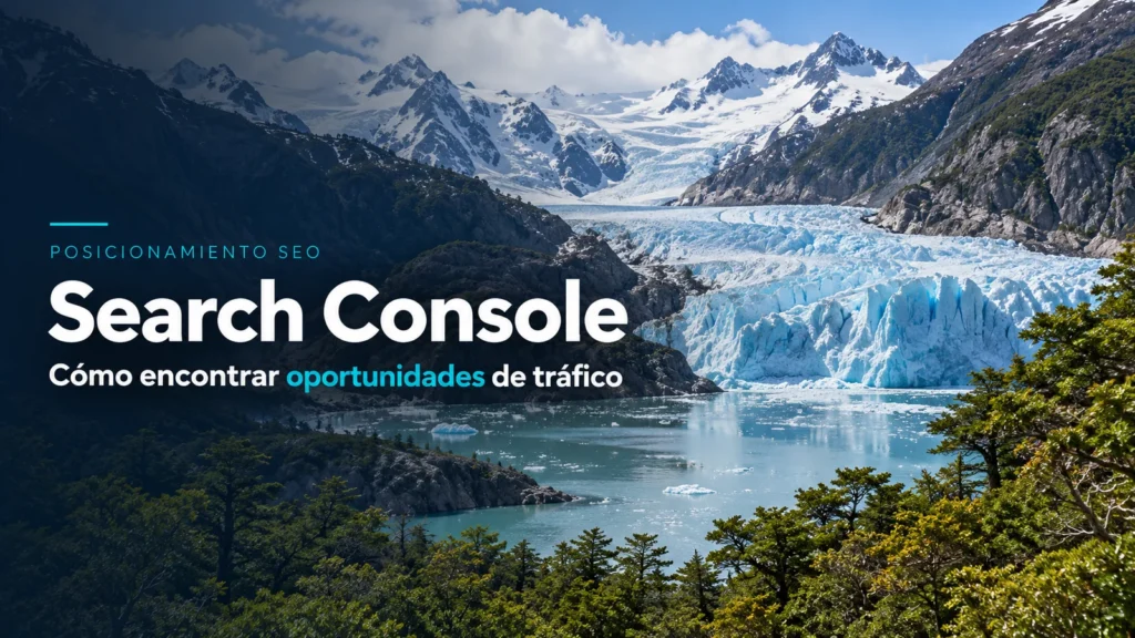 Guía de Google Search Console: paisaje chileno con el título del artículo